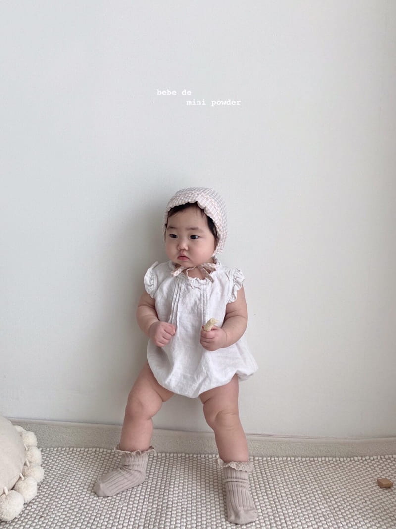 MINI POWDER - Korean Children Fashion - #Kfashion4kids - Fintuck Frill Bodysuit - 4