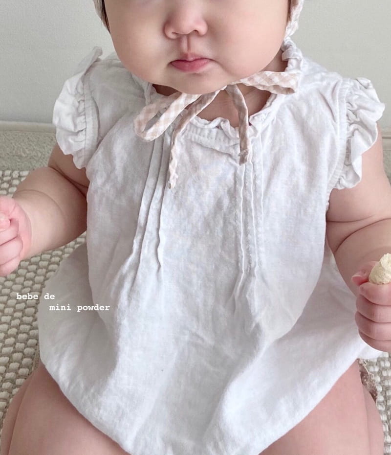 MINI POWDER - Korean Children Fashion - #Kfashion4kids - Fintuck Frill Bodysuit - 8