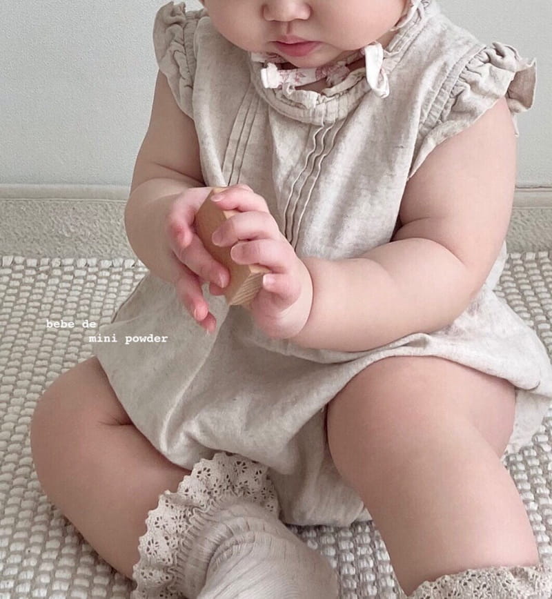 MINI POWDER - Korean Children Fashion - #Kfashion4kids - Fintuck Frill Bodysuit - 9