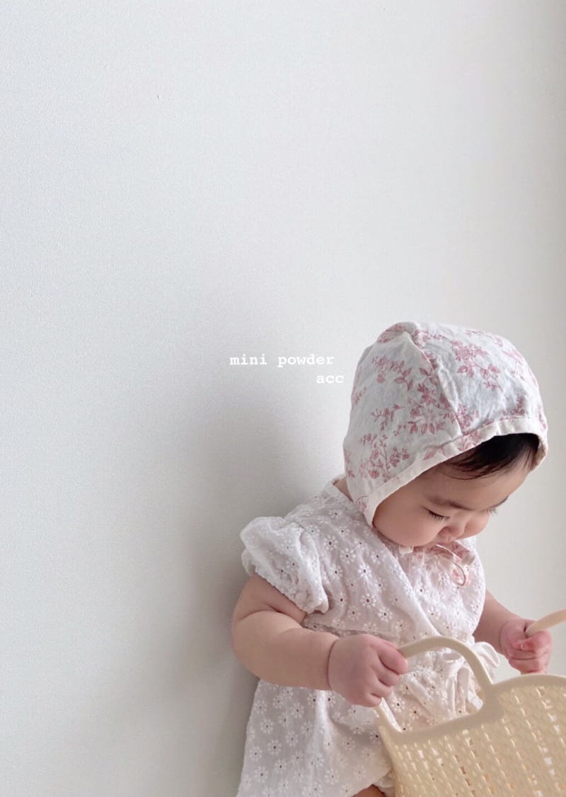 MINI POWDER - Korean Children Fashion - #Kfashion4kids - Flower Bonnet