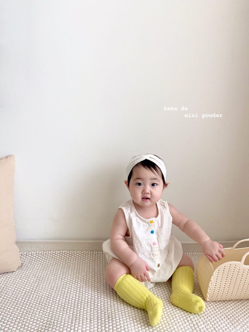 MINI POWDER - Korean Children Fashion - #Kfashion4kids - Color Snap Bodysuit