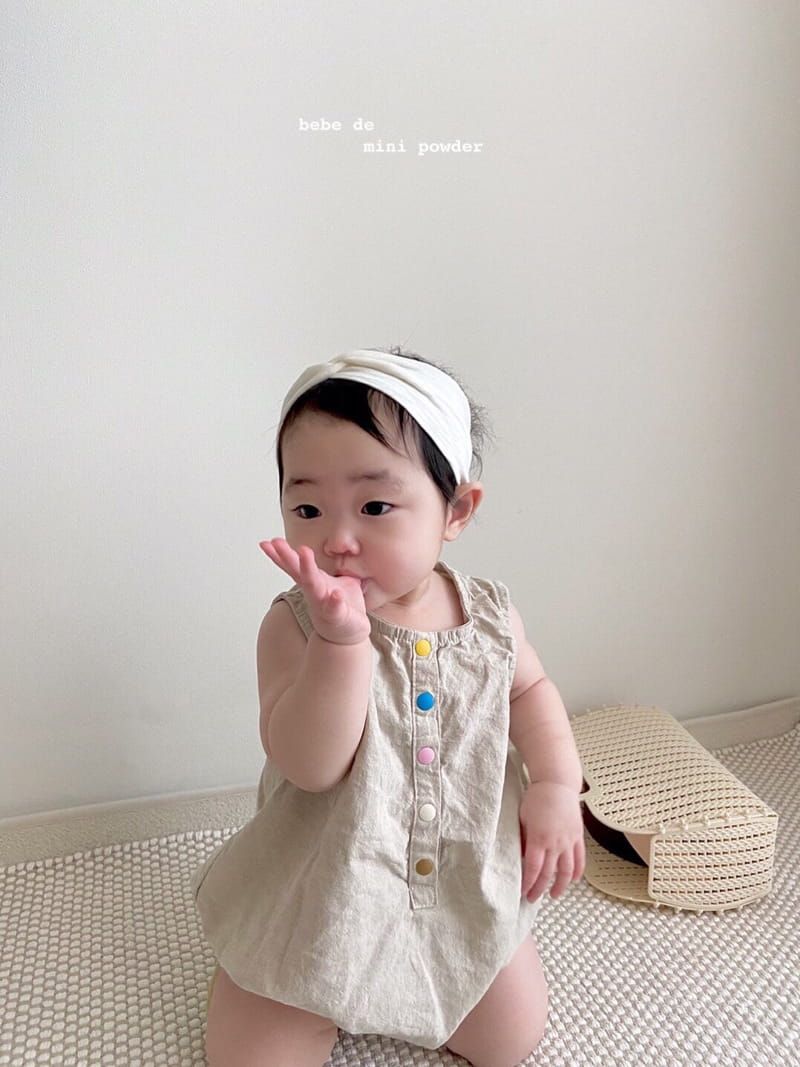 MINI POWDER - Korean Children Fashion - #Kfashion4kids - Color Snap Bodysuit - 4