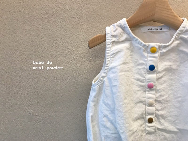 MINI POWDER - Korean Children Fashion - #Kfashion4kids - Color Snap Bodysuit - 8