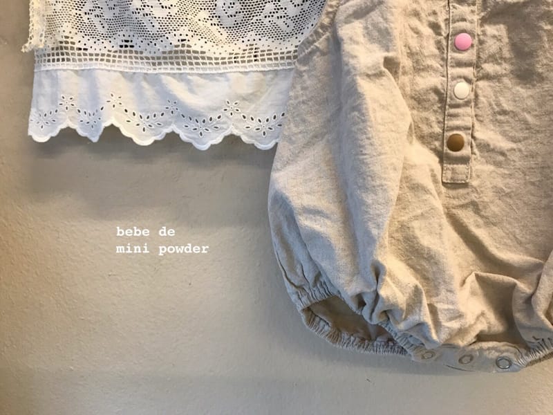 MINI POWDER - Korean Children Fashion - #Kfashion4kids - Color Snap Bodysuit - 9