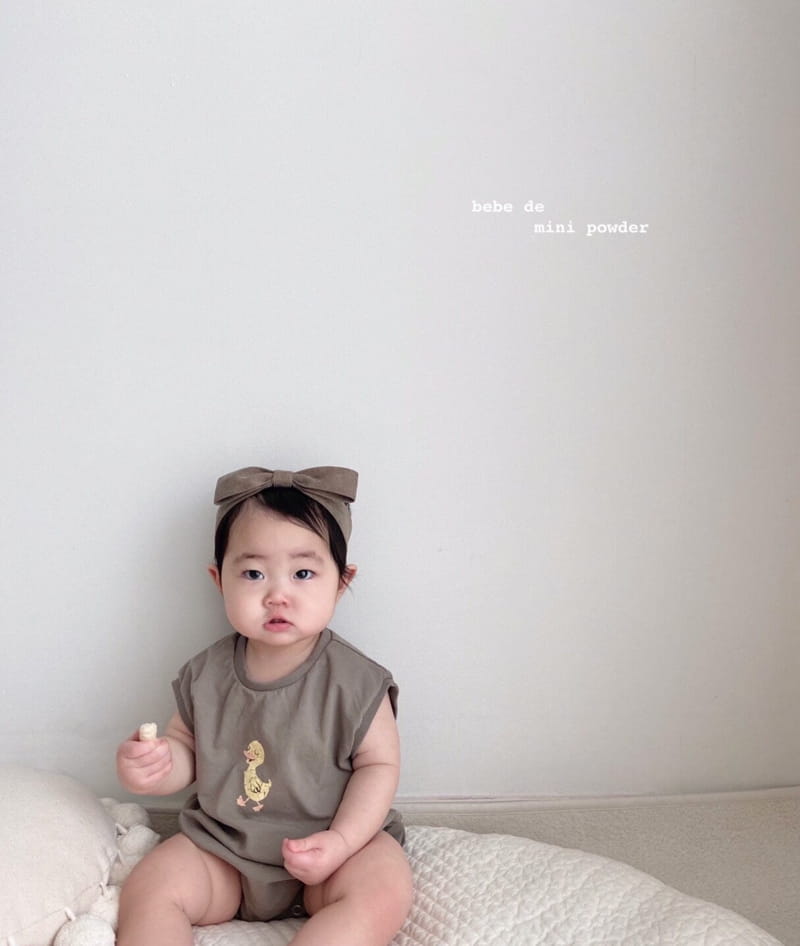 MINI POWDER - Korean Children Fashion - #Kfashion4kids - Duck Bodysuit - 4