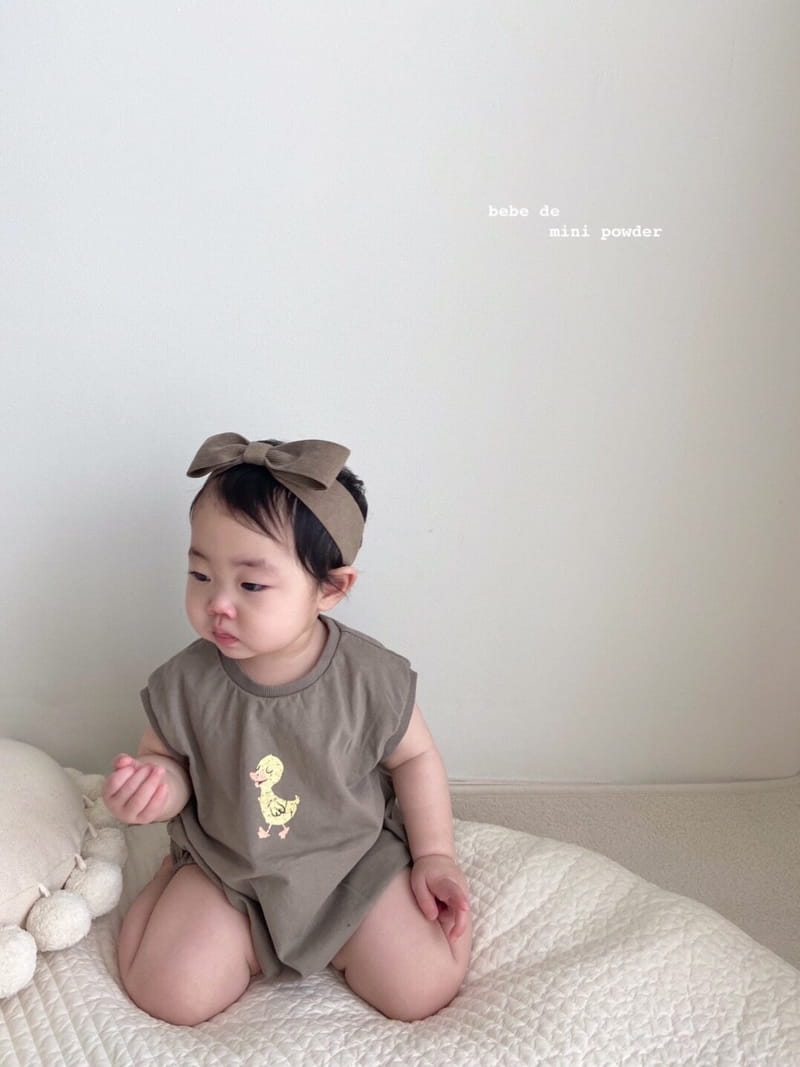 MINI POWDER - Korean Children Fashion - #Kfashion4kids - Duck Bodysuit - 7