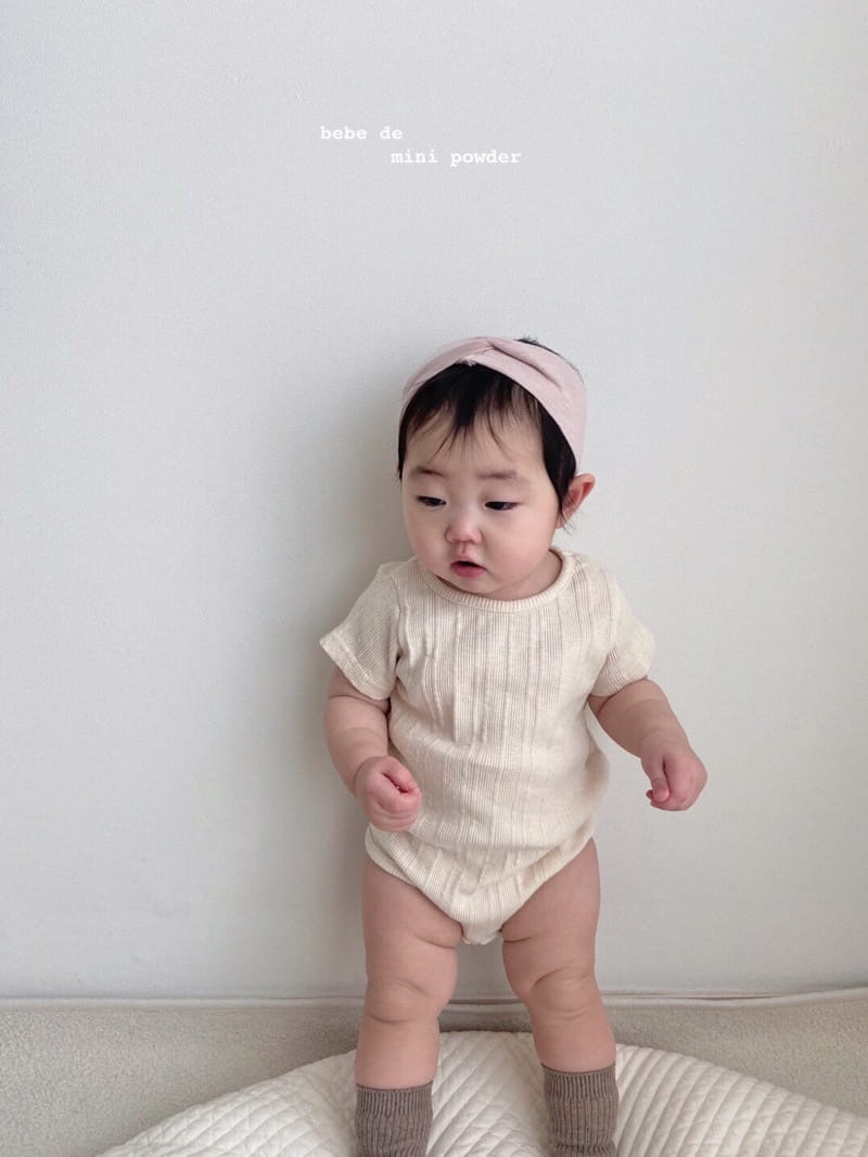 MINI POWDER - Korean Children Fashion - #Kfashion4kids - Apple Bodysuit
