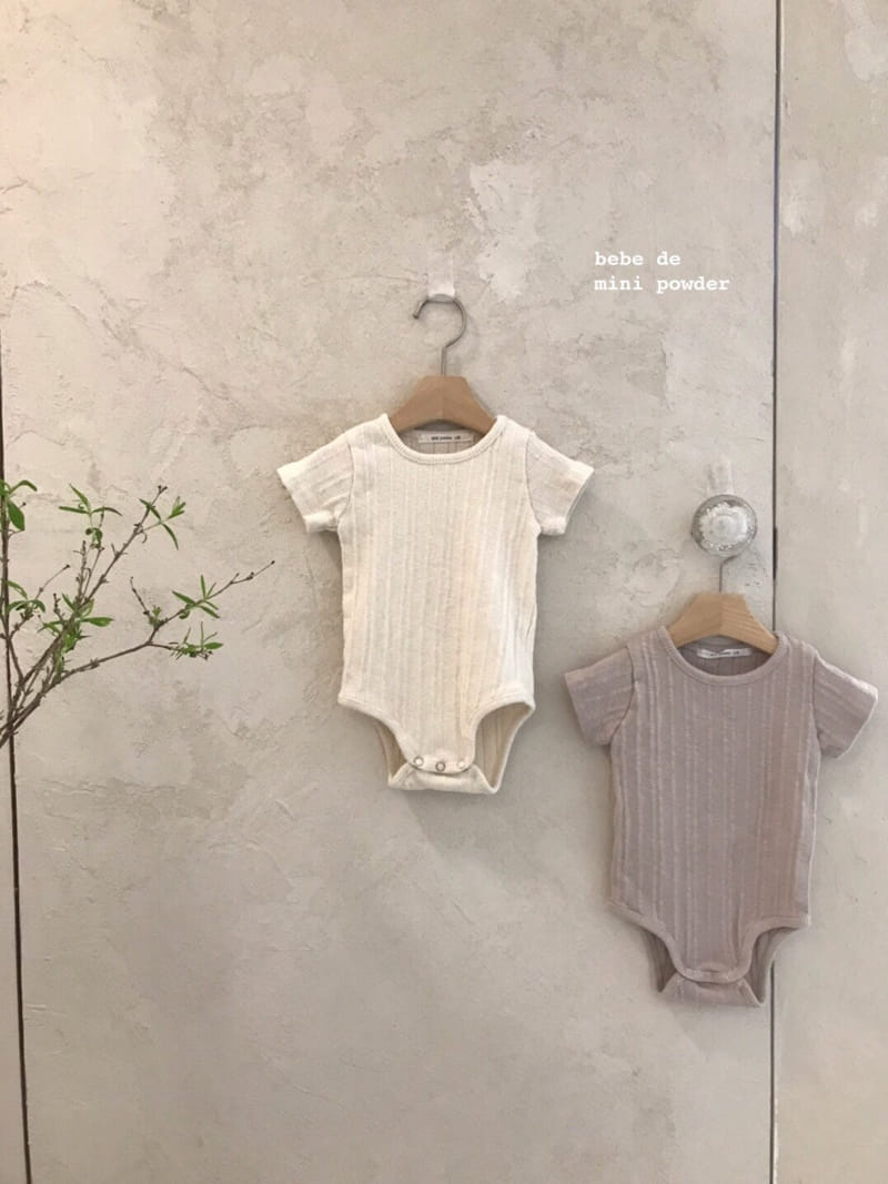 MINI POWDER - Korean Children Fashion - #Kfashion4kids - Apple Bodysuit - 10