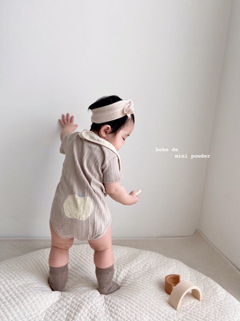 MINI POWDER - Korean Children Fashion - #Kfashion4kids - Apple Bodysuit - 7