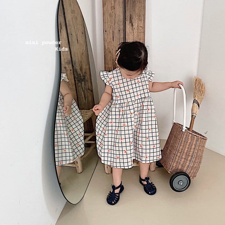 MINI POWDER - Korean Children Fashion - #Kfashion4kids - Flower wing One-piece