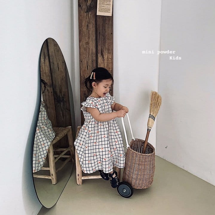 MINI POWDER - Korean Children Fashion - #Kfashion4kids - Flower wing One-piece - 11
