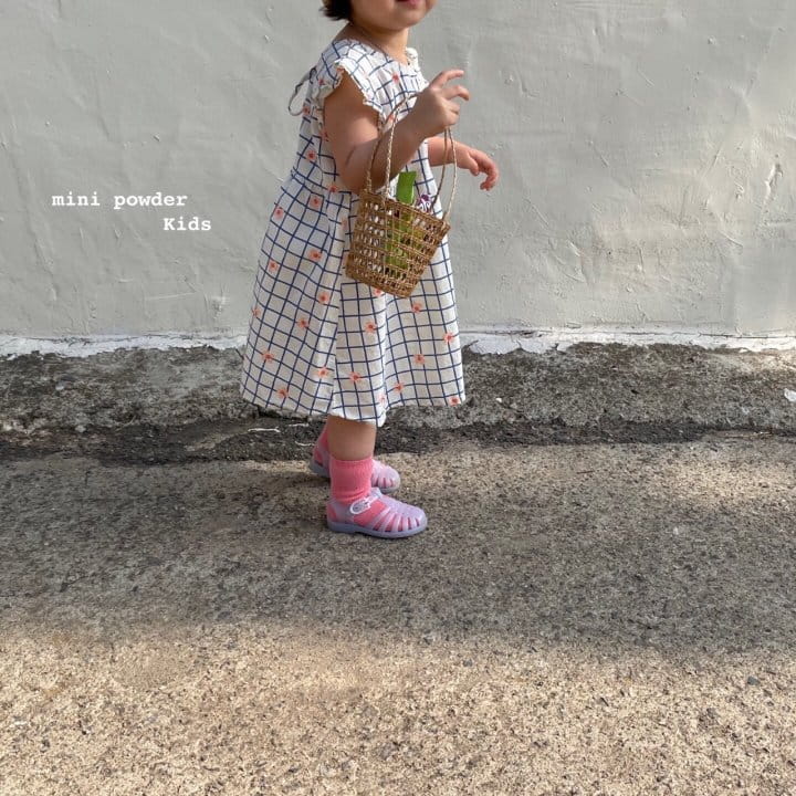 MINI POWDER - Korean Children Fashion - #Kfashion4kids - Flower wing One-piece - 5