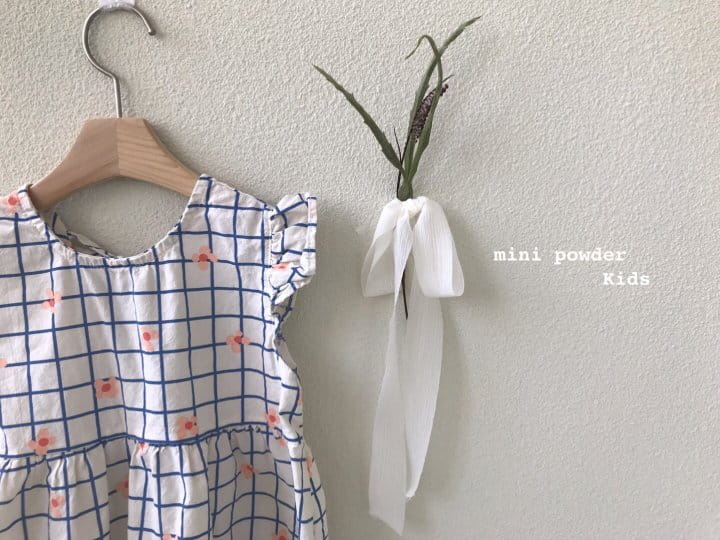 MINI POWDER - Korean Children Fashion - #Kfashion4kids - Flower wing One-piece - 7