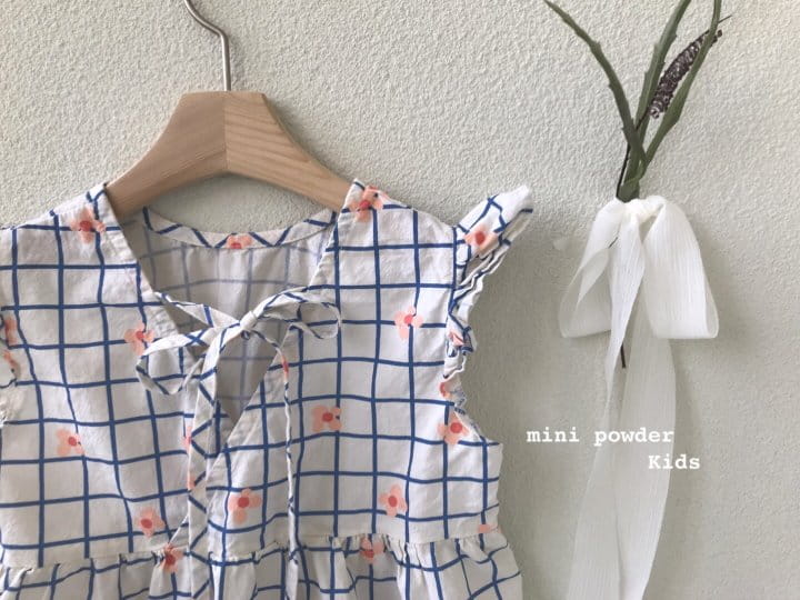 MINI POWDER - Korean Children Fashion - #Kfashion4kids - Flower wing One-piece - 8