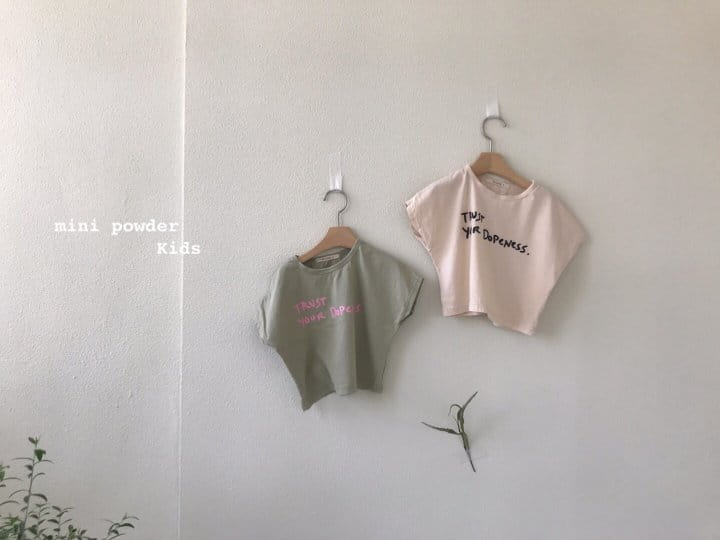 MINI POWDER - Korean Children Fashion - #Kfashion4kids - Stingray Short Sleeves Tee - 6