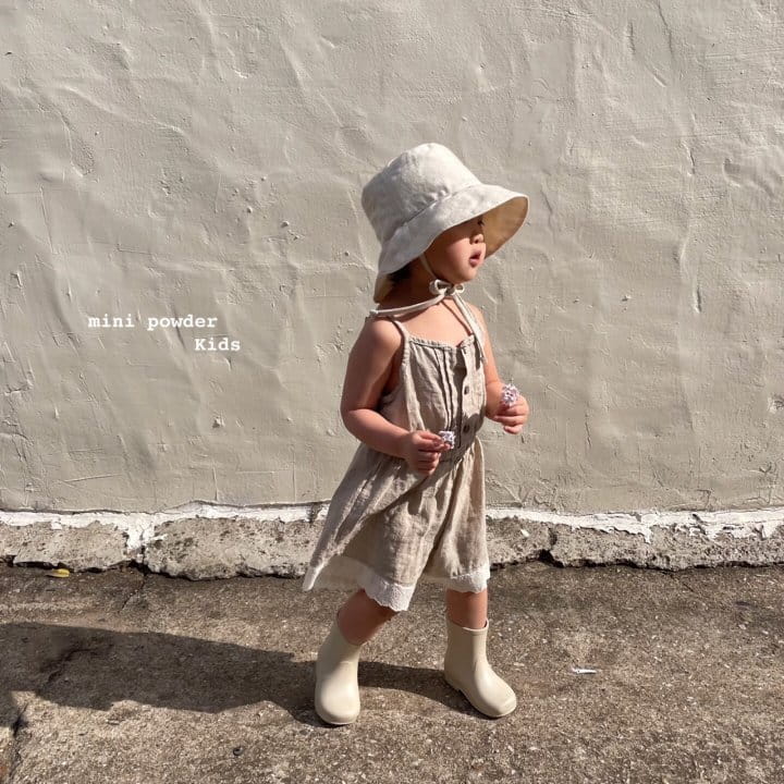 MINI POWDER - Korean Children Fashion - #Kfashion4kids - Pintuck Jumpsuit