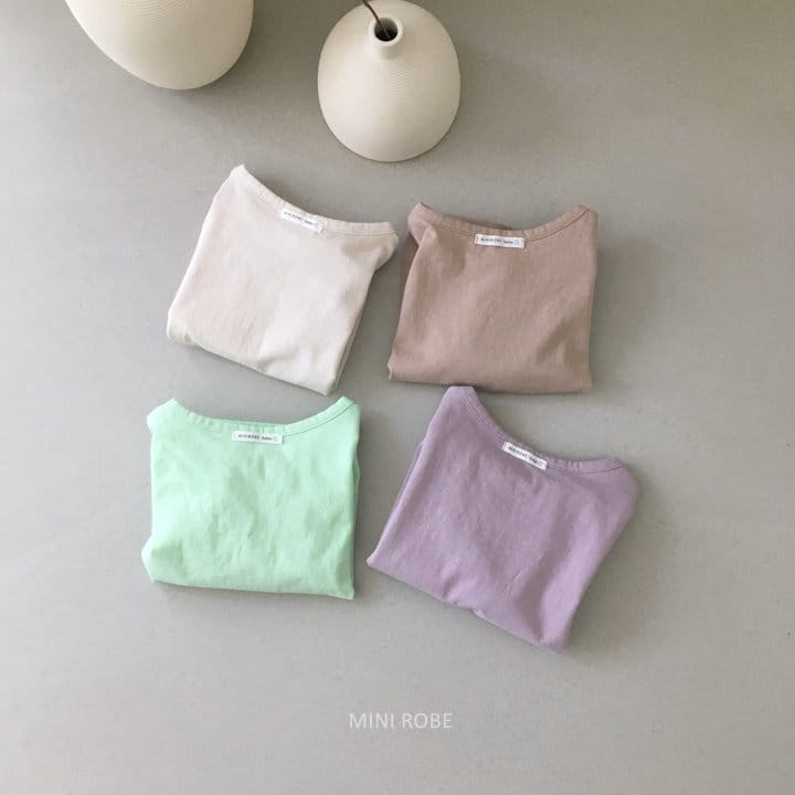 MINI ROBE - Korean Children Fashion - #Kfashion4kids - Basic Tee - 6