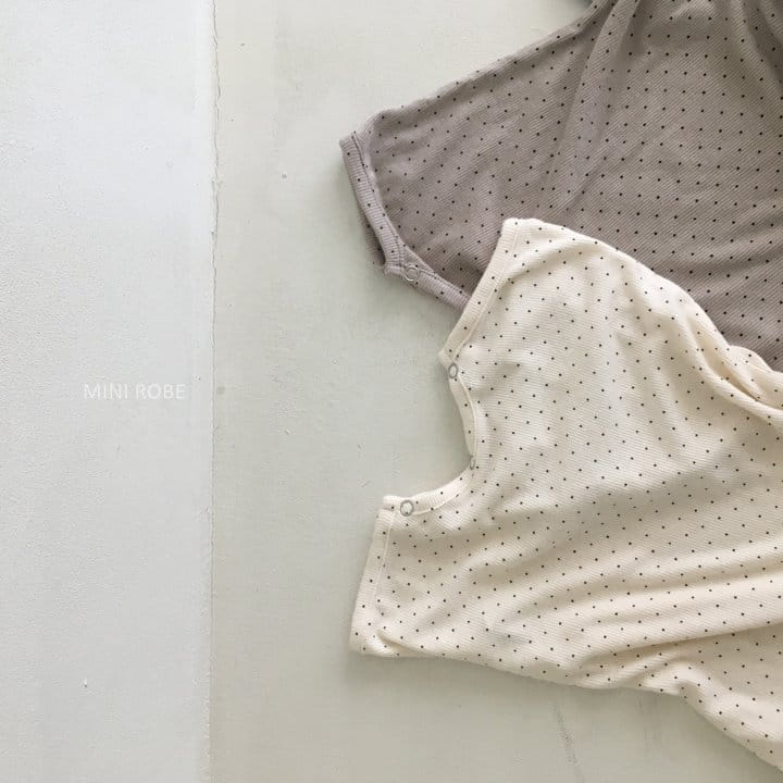 MINI ROBE - Korean Children Fashion - #Kfashion4kids - Dots Bodysuit - 10