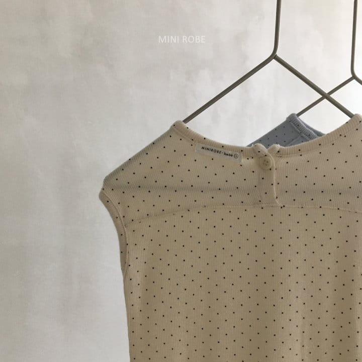 MINI ROBE - Korean Children Fashion - #Kfashion4kids - Dots Bodysuit - 3