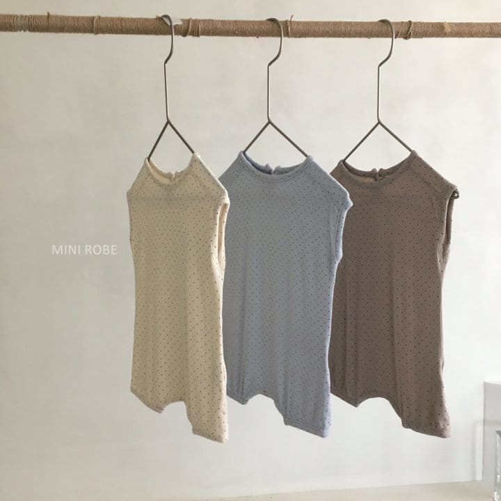 MINI ROBE - Korean Children Fashion - #Kfashion4kids - Dots Bodysuit - 4