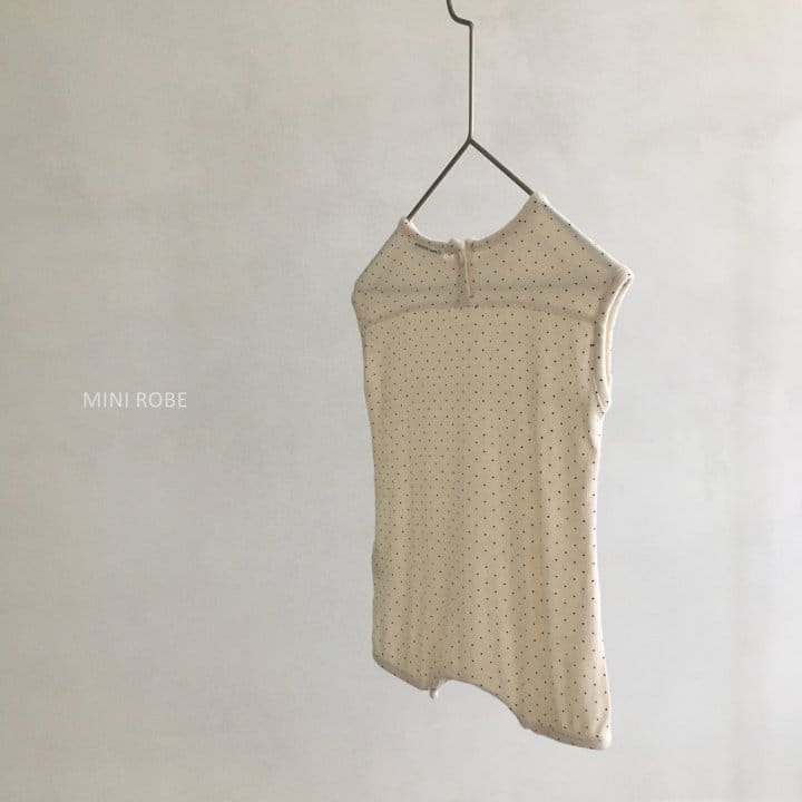 MINI ROBE - Korean Children Fashion - #Kfashion4kids - Dots Bodysuit - 6