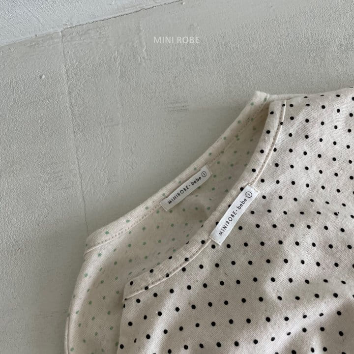 MINI ROBE - Korean Children Fashion - #Kfashion4kids - Dots Tee - 3