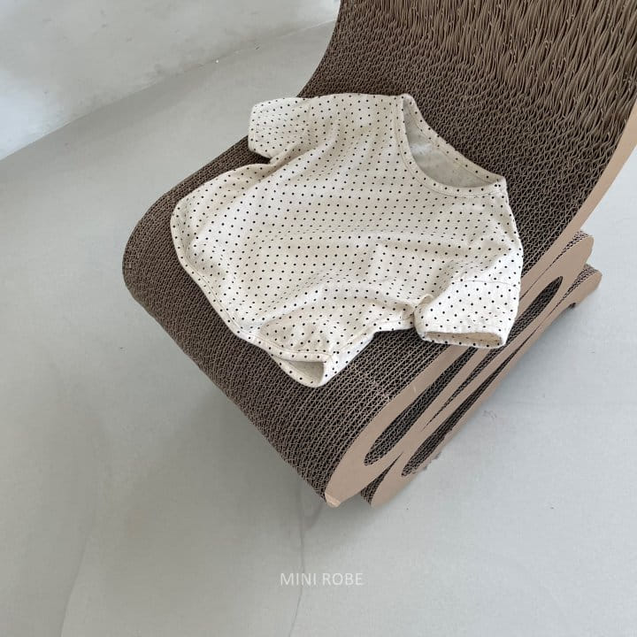 MINI ROBE - Korean Children Fashion - #Kfashion4kids - Dots Tee - 5