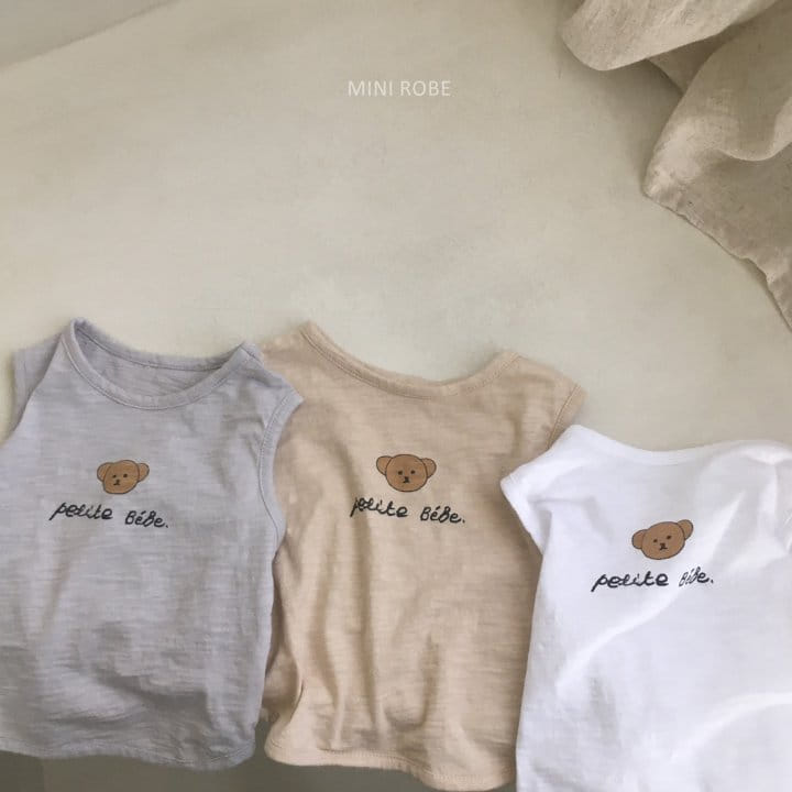MINI ROBE - Korean Children Fashion - #Kfashion4kids - Teddy Bear Sleeveless - 10