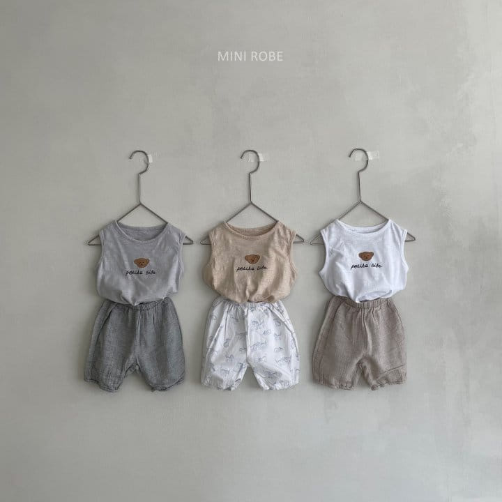 MINI ROBE - Korean Children Fashion - #Kfashion4kids - Teddy Bear Sleeveless - 3
