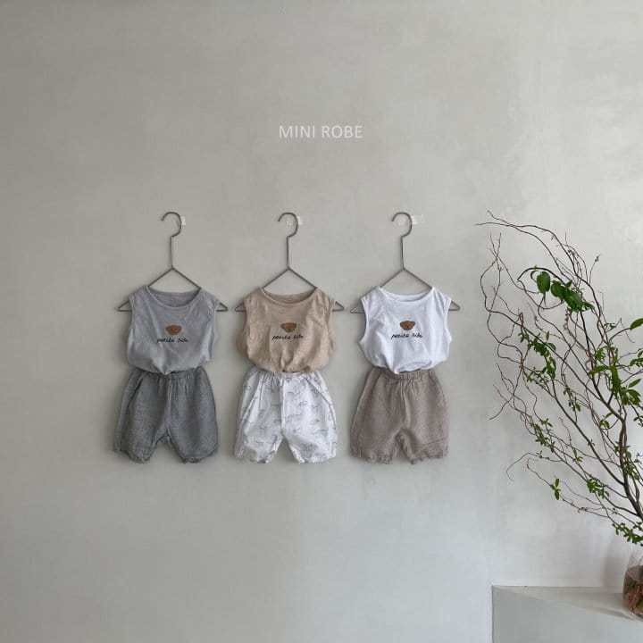 MINI ROBE - Korean Children Fashion - #Kfashion4kids - Teddy Bear Sleeveless - 4