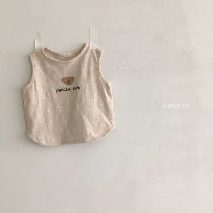 MINI ROBE - Korean Children Fashion - #Kfashion4kids - Teddy Bear Sleeveless - 6