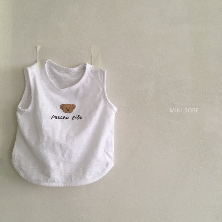 MINI ROBE - Korean Children Fashion - #Kfashion4kids - Teddy Bear Sleeveless - 7