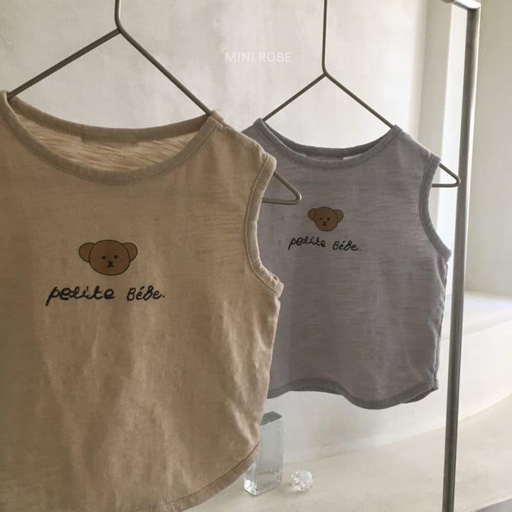 MINI ROBE - Korean Children Fashion - #Kfashion4kids - Teddy Bear Sleeveless - 9
