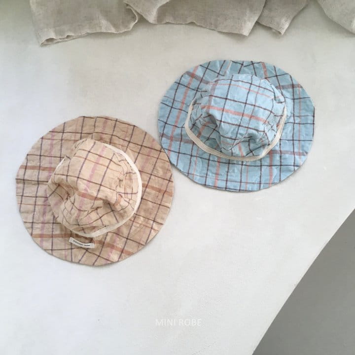MINI ROBE - Korean Children Fashion - #Kfashion4kids - Check Bucket Hat - 11