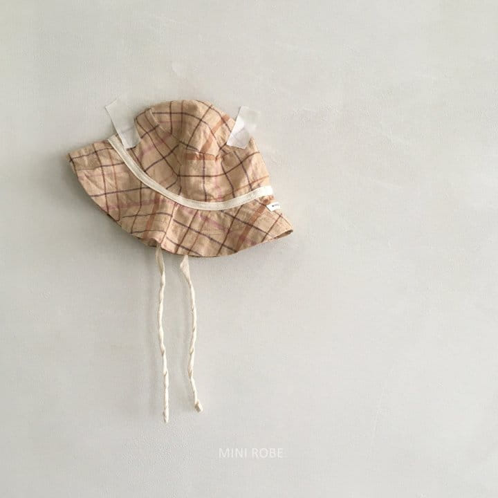 MINI ROBE - Korean Children Fashion - #Kfashion4kids - Check Bucket Hat - 3