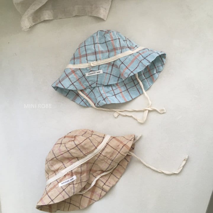 MINI ROBE - Korean Children Fashion - #Kfashion4kids - Check Bucket Hat - 7