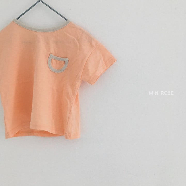 MINI ROBE - Korean Children Fashion - #Kfashion4kids - Pocket Rappa Tee - 10