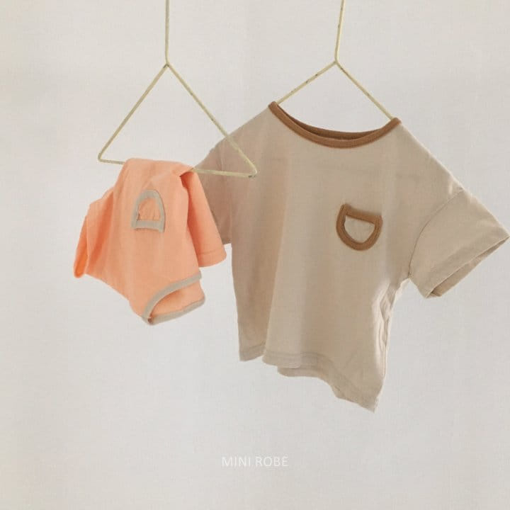 MINI ROBE - Korean Children Fashion - #Kfashion4kids - Pocket Rappa Tee - 12