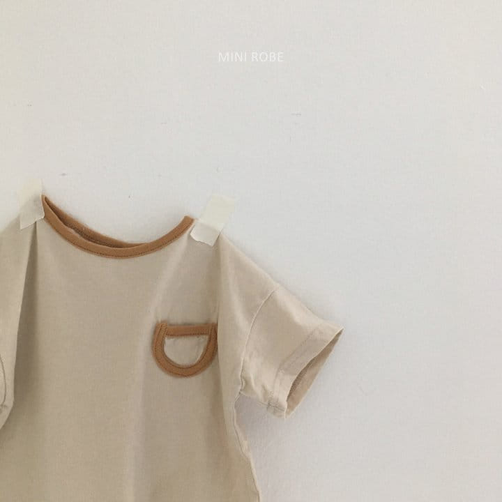 MINI ROBE - Korean Children Fashion - #Kfashion4kids - Pocket Rappa Tee - 6
