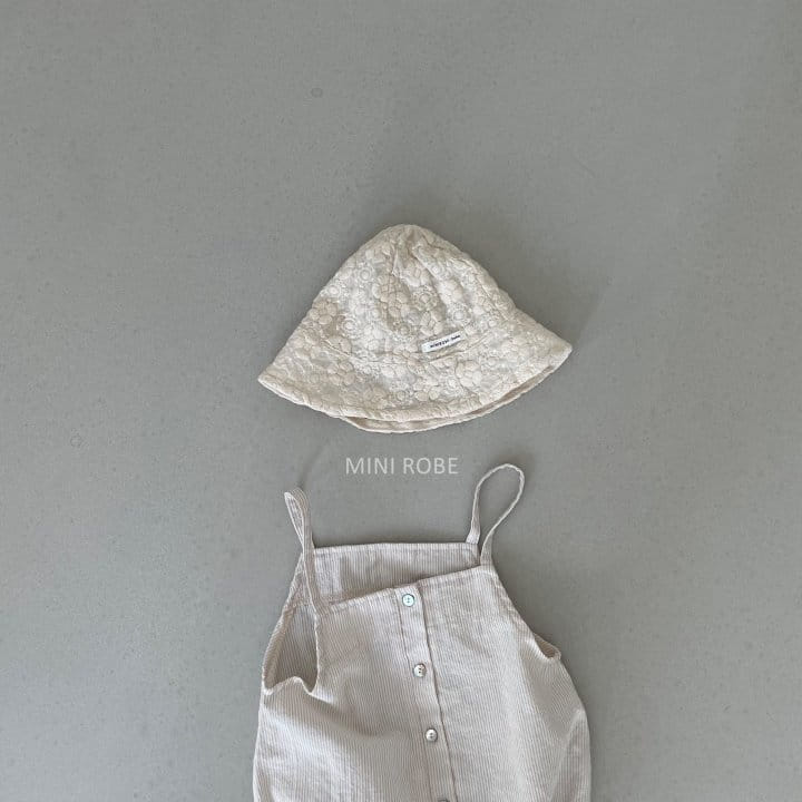 MINI ROBE - Korean Children Fashion - #Kfashion4kids - Emboridery Bucket Hat - 10