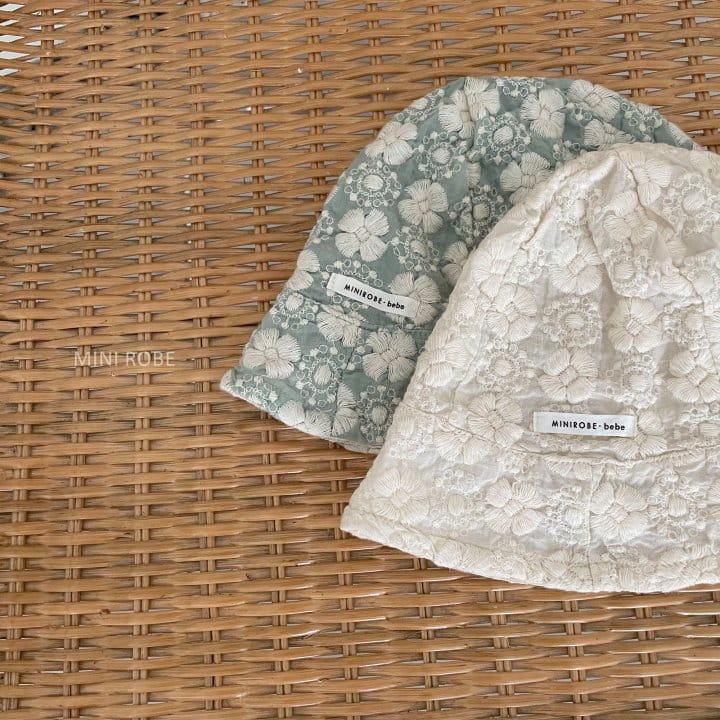 MINI ROBE - Korean Children Fashion - #Kfashion4kids - Emboridery Bucket Hat - 3