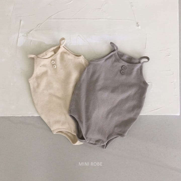 MINI ROBE - Korean Children Fashion - #Kfashion4kids - Waffle Bodysuit