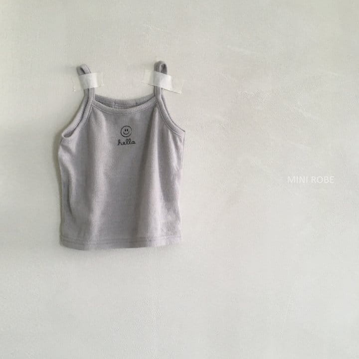 MINI ROBE - Korean Children Fashion - #Kfashion4kids - Smile Sleeveless Bottom Set - 3