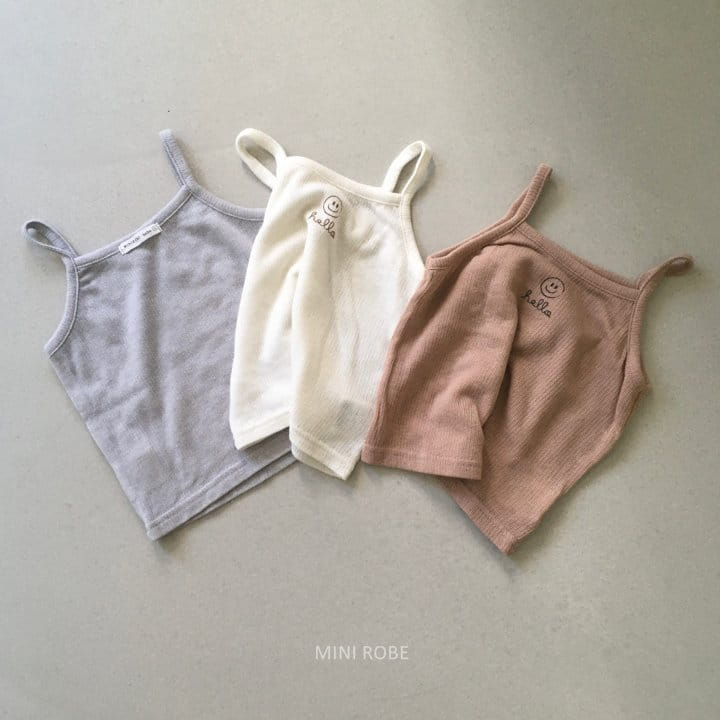 MINI ROBE - Korean Children Fashion - #Kfashion4kids - Smile Sleeveless Bottom Set - 8