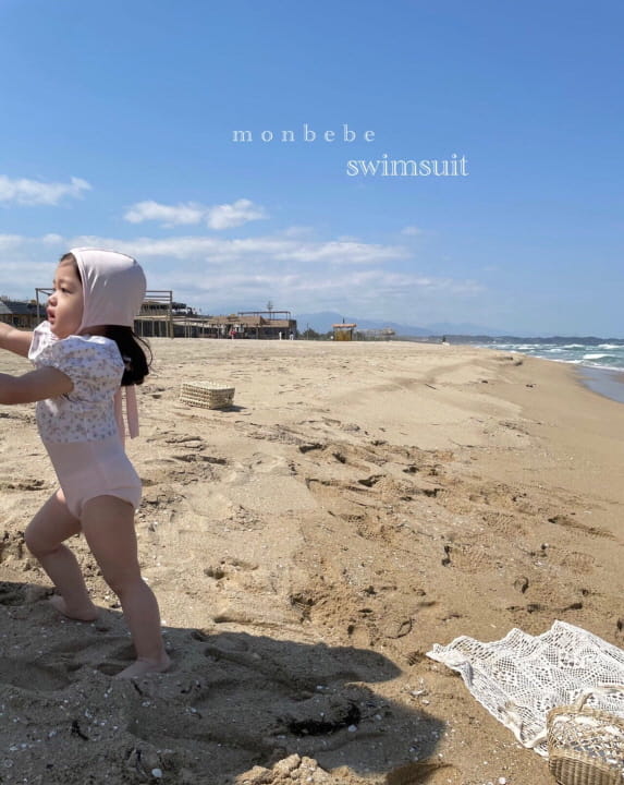 MONBEBE - Korean Children Fashion - #Kfashion4kids - Flower Girl Swimwear Hat Set with Mom - 7