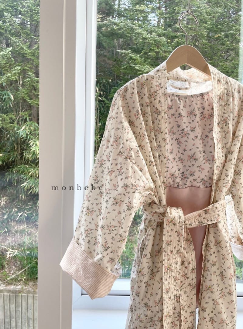 MONBEBE - Korean Children Fashion - #Kfashion4kids - Mom Flower Robe - 12