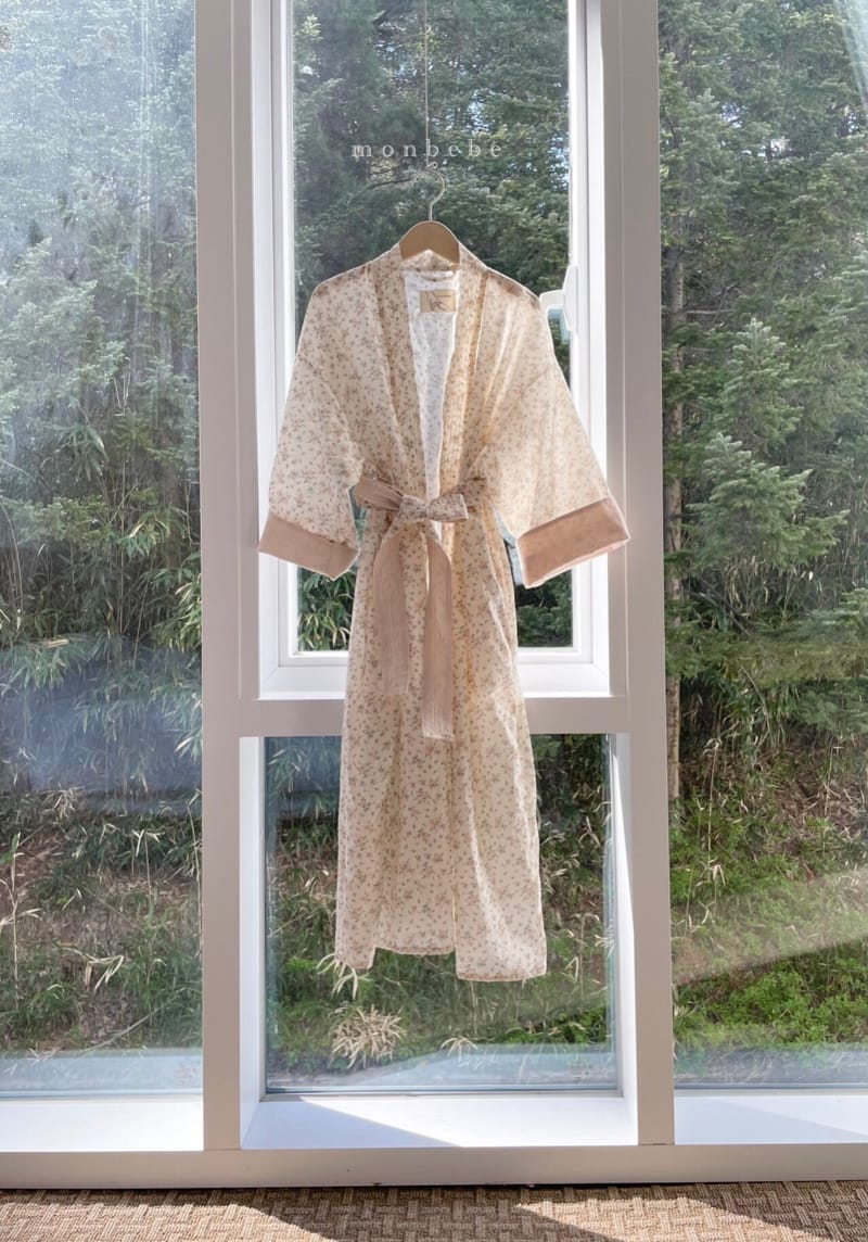 MONBEBE - Korean Children Fashion - #Kfashion4kids - Mom Flower Robe - 5