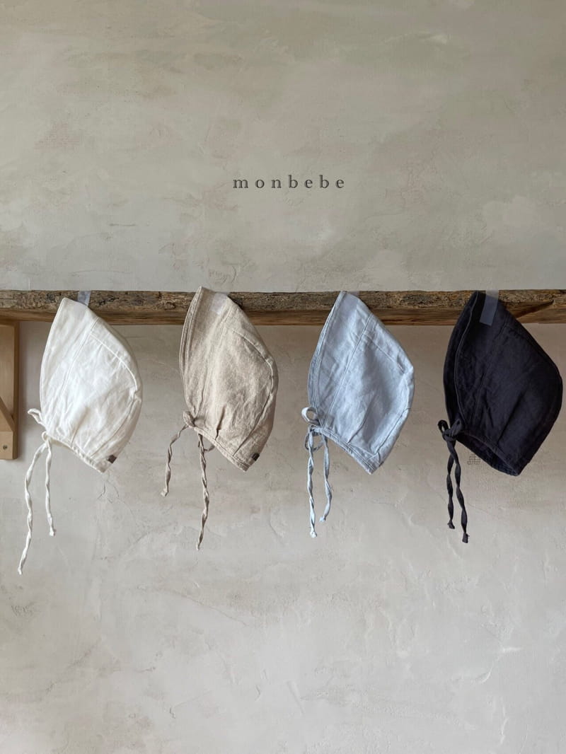MONBEBE - Korean Children Fashion - #Kfashion4kids - Linen Bonnet