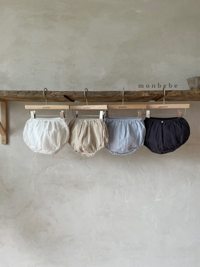 MONBEBE - Korean Children Fashion - #Kfashion4kids - Linen Bloomer
