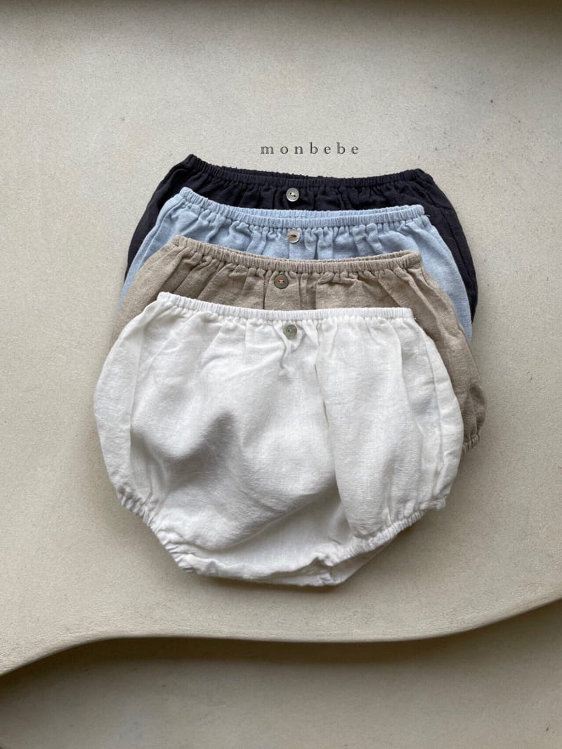MONBEBE - Korean Children Fashion - #Kfashion4kids - Linen Bloomer - 9